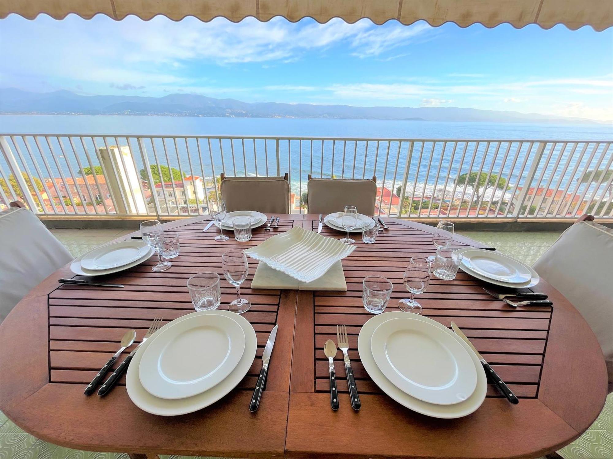 Appartement Vue Mer Carmino Ajaccio Ajaccio  Exterior foto